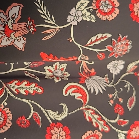 Banana Republic Size 4 Fall Midi Dress With Flowers - Picture 2 of 9